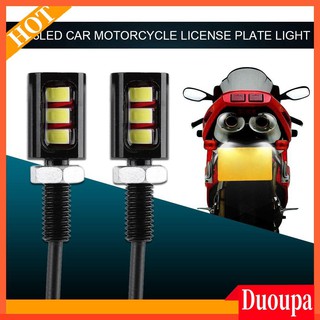 motor bolt○▫2pcs Screw Bolt 5630SMD 3LED Lights for Car Motorcycle Number License Plate DP