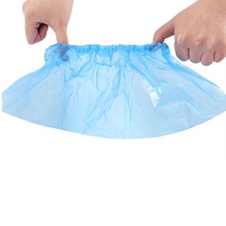 ∏【Ready stock】100 Pcs Disposable Shoe Covers Indoor Cleaning Floor Non-Woven Plastic Overshoes