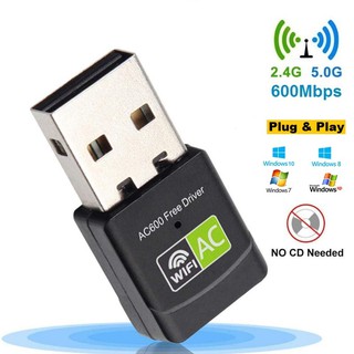 USB WiFi Dongle at 600Mbps, Turn your Computer into Wireless & Connect to your Home WiFi Now! (1)