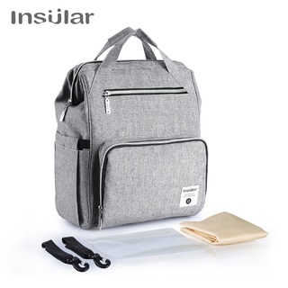 Insular Brand Mummy Maternity Diaper Bag Multifunctional Baby Nappy Backpack Stroller Bag Designer N