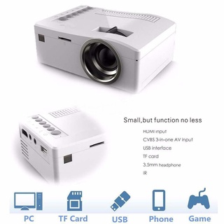 【spot good】✸◙●8000 Lumens Full HD 1080P Mini LED Projector Home Theater Cinema USB HDMI AV IR