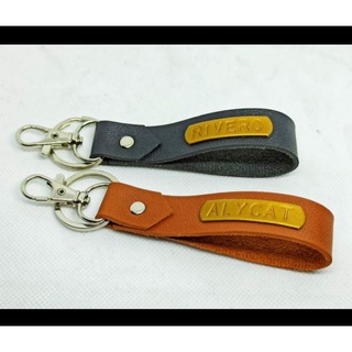 PERSONALIZED Leather keychain WITH NAME!!
