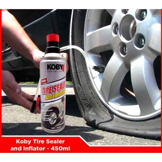Tire & Wheel Care﹍KOBY tire sealer and inflator 450ml (1)