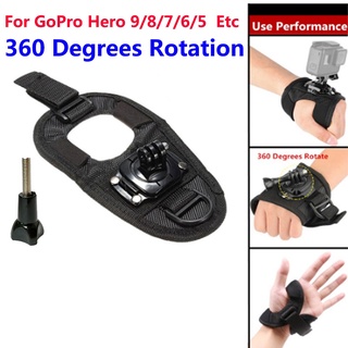 [Ready Stock] 360 Degrees Rotation Hand Strap Palm Band and Back of the hand Belt for GoPro Hero 9/8/7/6/5 Insta 360 One X X2 R DJI Action Camera
