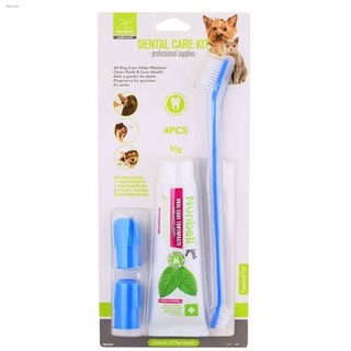 Oral Care■☄Pet Dog Cat Toothbrush and Toothpaste Dental Kit nunbell pk61