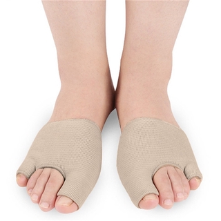 1Pair U-shaped Hallux Valgus Correction Forefoot Pads Half Sock Sleeves Toes Straight Toe Bunions Orthopedic Corrector Pads