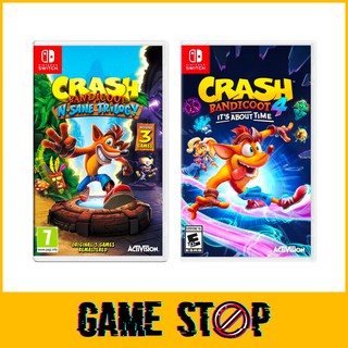 NSW Nintendo Switch Crash Bandicoot N-Sane Trilogy / Crash Bandicoot 4: It's About Time