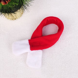 COD Fast delivery Santa's Hat Scarf Christmas Dog Cat Puppy Outfit Festive Holiday Pet Costume My living (5)