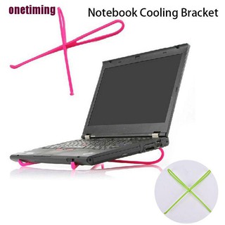 Otph Portable Laptop Cooling Bracket Notebook Adjustable Cross Pad Stand Work Travel Jelly