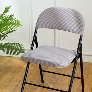 【Hot Sale/In Stock】 Household folding chair cover cover dining table stool cover general office hote (9)