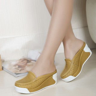 *easyfol.ph*Women Ladie's Fashion Wedges Casual Slingbacks Pumps Slip On Shoes Sandals (3)