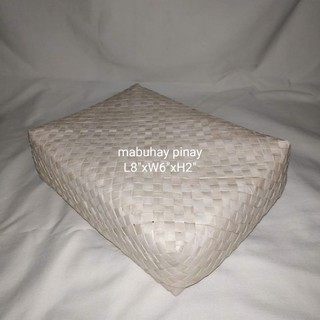 [Mabuhay] (8x6x2) BURI BOX / BULIG / NATIVE PACKAGING / TAMPIPI