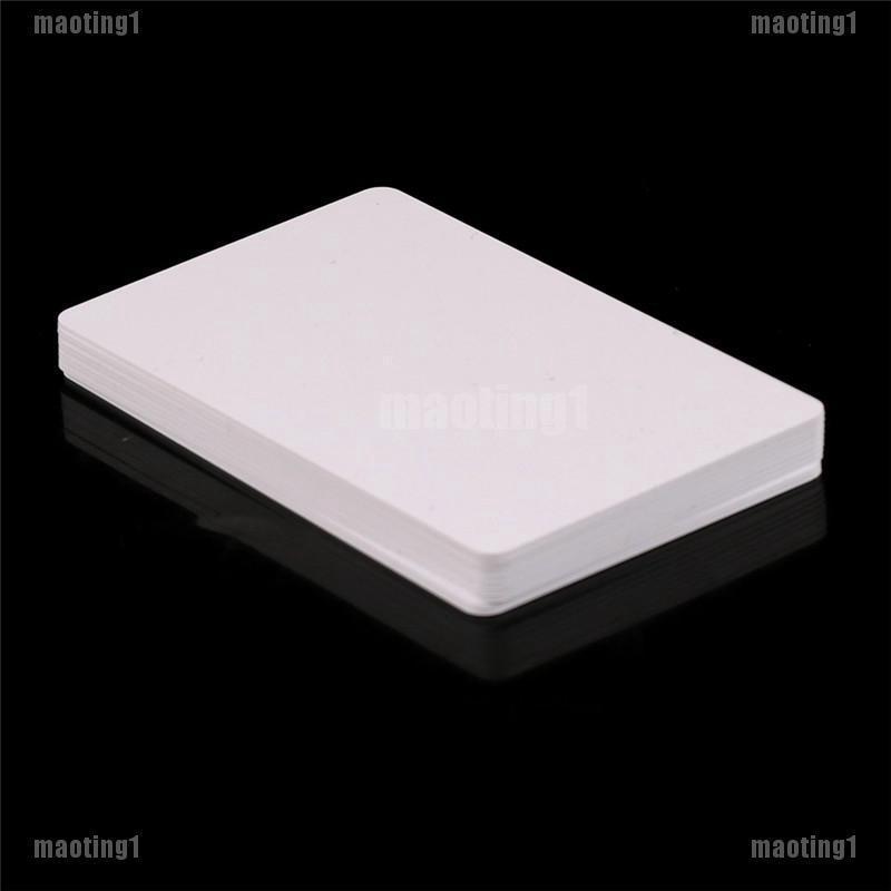 <maoting1.ph>10pcs PVC Blank NFC Card Tag 1k S50 IC 13.56MHz Read Write RFID