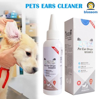Cats Dog Ear Cleaner Pet Ear Drops for Infections Control Yeast Mites Pets Ears Cleaner