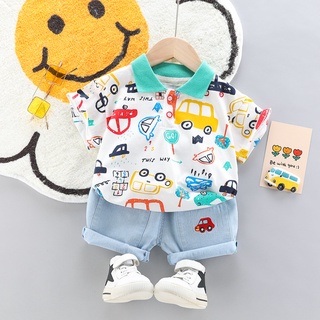 Brand Children's Clothing Baby Shirt In Summer Casual Boys Short Sleeve