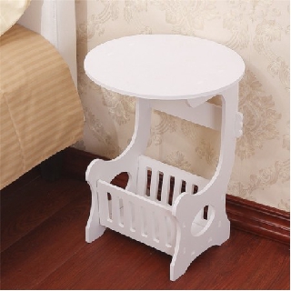 Coffee table furniture coffee table wooden plastic bedside table small round carved table