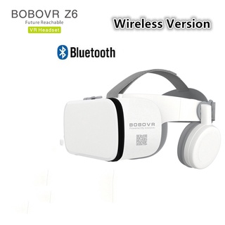 BOBO VR Z6 Bluetooth Wireless Virtual Reality 3D Video Glasses Headset for Mobile Game Audio and Vid