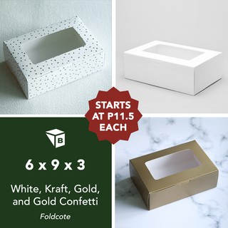 BBT Pastry Box 6" x 9" x 3" (pack of 20)