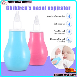 Newborn Baby Silicone Nasal Aspirator Infant Anti Backflow Snot Suction Nasal Cleaner Nose Aspirator