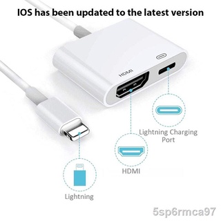 ℗ஐiPhone to HDMI Adapter, Lightning Digital AV Adapter with iPhone Charging Port, for HD TV Monitor