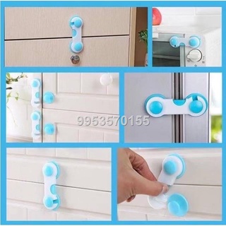 Plastic Drawer Lock Home Door Kids Protect Wardrobe Cabinet Lock Baby Safety Lock