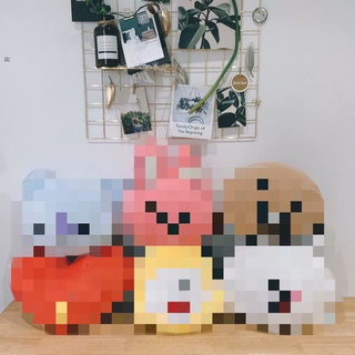 [Ready Stock] 35cm KPOP BTS Bangtan bt21 Pillow Smile Doll cushion Plush Toy