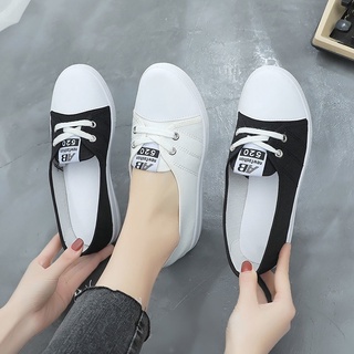 Women's Tesco White Shoes2021New Comfort Casual Shoes Female Low-Cut Breathable Student Canvas Shoes
