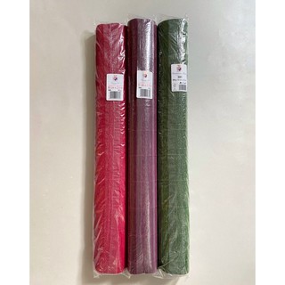 Italian Crepe Paper 180g Whole Roll (Largest Size) Yellow, Red, Green Palette for Paper Flower