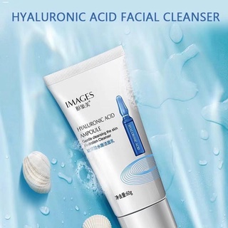 Skincare▬IMAGES Facial Cleanser Niacinamide Hyaluronic Acid Skin Care Foam Cleanser 60g