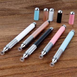 Drawing 2 In 1 Capacitive Metal Universal Smooth Writing Touch Screen Stylus Pen