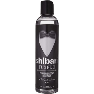 Shibari Tuxedo Silicone, A Fine Quality Personal Lubricant; Luxurious Silicone Based Lube, 8 ounce b