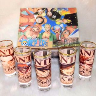 Anime One Piece Wanted Poster in Shot Glass Collection SOLD PER PIECE