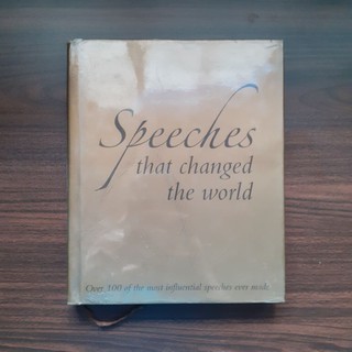 [Hardcover, pre-loved] Speeches that Changed the World
