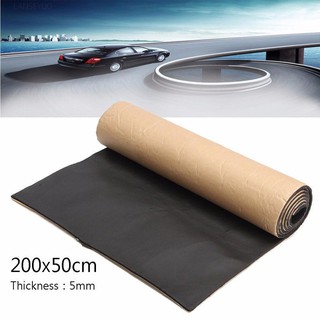 ✿LANSEYQO✿200*50cm Car Sound Proofing Deadening Heat Insulation Foam Cotton Mat