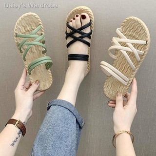 Fashion explosion style sandals and slippers women s summer new style outer wear fashion flat bottom