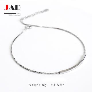 【original】✨S925 Sterling Silver Square Anklet Girls Wild Beach Jewelry