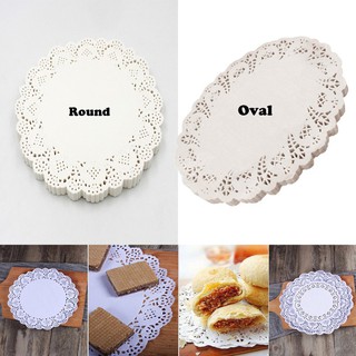 GENEVA 45 PIECES White Round/Rectangular Lace Paper Doilies 10inch NS13 (1)