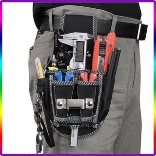 【Available】Black Durable Nylon Electrician Waist Pocket Tool Storage Bags/Utility Kit, Drill, Storag