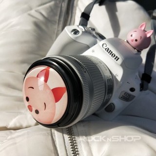 Piglet Cartoon Lens Cap or Hotshoe Cover (7)
