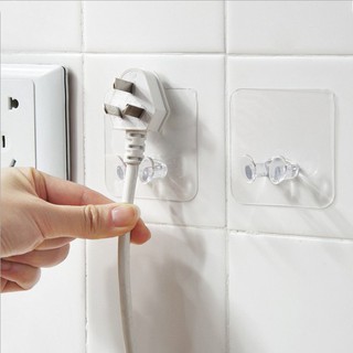 Oenen 10PCS Bathroom Kitchen Living Room Plug Storage Hook (1)