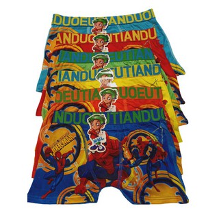 boxer shorts✲♦☸6PCS Assorted Printed Kids and Boys Boxer Brief (1 - 8 years old)