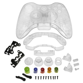 PH XINYI Crystal Shell Compatible with Microsoft Xbox 360 Wller , Clear