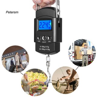 PST_Portable LCD Digital Electronic Fishing Travel Luggage Hanging Weighing Scale SkUr