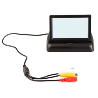 Foldable 4.3Inch Color LCD TFT Reverse Rear view Monitor for Car Back Up Camera (1)
