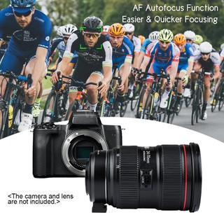 Viltrox EF-EOS M2 Auto Focus Lens Mount Adapter Ring 0.71X Focal Lenth Multiplier USB Upgrade for (9)