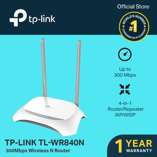 Tp-Link TL-WR840N 300Mbps Wireless N Router | WiFi Router | Router/Repeater/AP 3-In-One | TP LINK