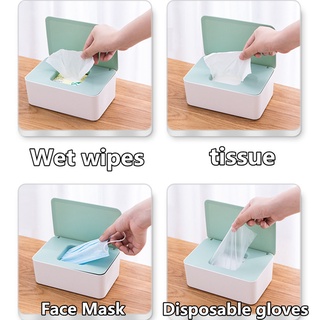 Tissue Box Mask/Wet Wipes Box Storage Box with Lid Multifunctional Dustproof (3)