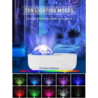 Star Projector Night Light with LED Nebula Cloud.ONXE Star Light Projector with Bluetooth Speaker fo