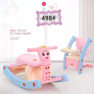 【Ready Stock】◆❐Children's rocking horse for kids 2-in1 multifunctional rocking chair for kids Feedin