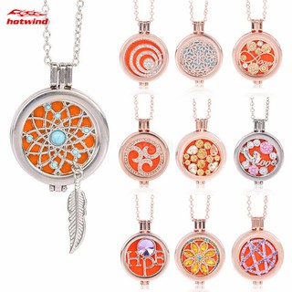 Fragrance Aromatherapy Diffuser Pendant Necklace DIY Jewelry